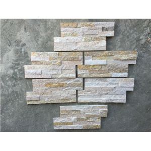 S1120 Flat Split Surface Finish Ledge Stone, Rust Slate Wall Stone Cladding