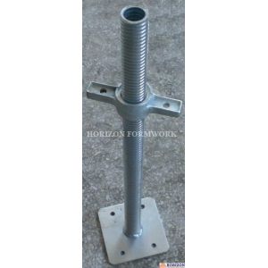Screw jack base, Scaffold jack base, U-head. Andamios piezas, Niveladores
