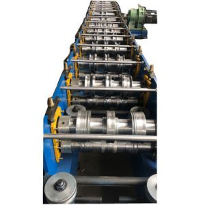 Supermarket Shelf Panel Roll Forming Machine With High Precision Punching Press