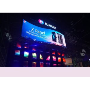 Custom Shaped Circular Led Screen SMD3528 Soft Led Curtain Video Wall