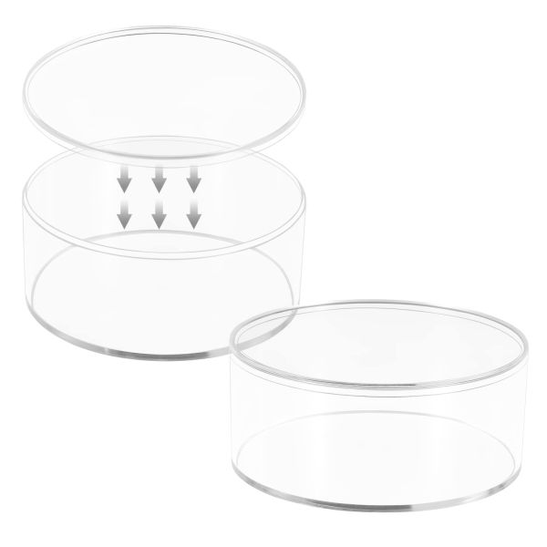 Acrylic round Display Box for Stylishly Showcasing Your Items