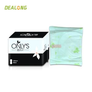 155mm Sanitary Napkin Pads Wings Smooth Anion For Lady Day Use