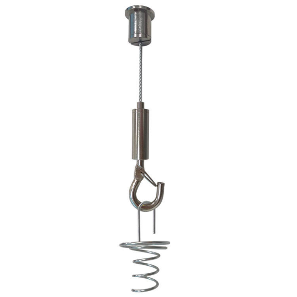 Stainless Steel Wire Sling Sets Adjustable Wire Gripper Ceiling Coupler Cable Suspension Kit Track Light