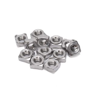 ISO Standard Class 8 10 Steel Oiled Din 928 Square Projection Welding Weld Nuts