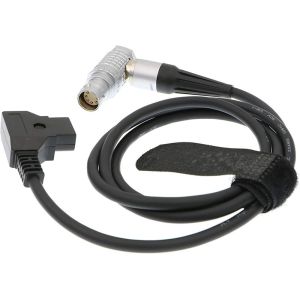 Arri Alexa Mini Camera Power Cable Lemo 2B 8 Pin Right Angle Female To D-Tap