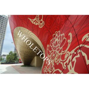 7.0MM 8.0MM Aluminum Wall Art Panels External Curtain Wall Cladding