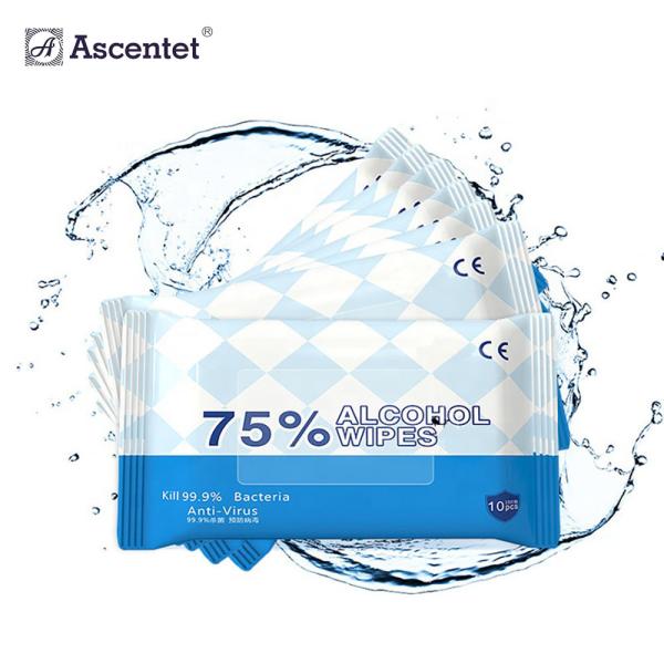 Quality Custom Alcohol Single Pack Hand Wipes Fragrance Free Single Hand Sanitizer Individually Wrapped Restaurant Wet Wipes for sale