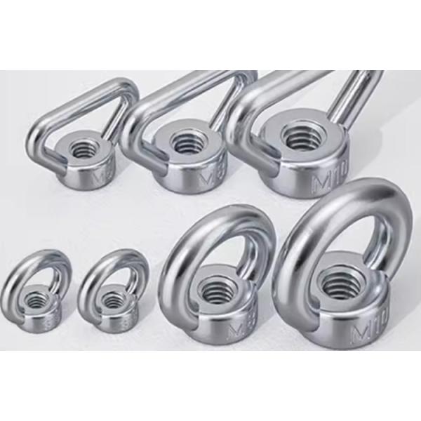 M10 M16 Stainless steel eye Nuts SS 304 SS 316 A2 A4-80 eye bolt with nuts