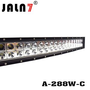 LED Light Bar JALN7 50Inch 288W Curved Spot Flood Combo LED Driving Lamp Super