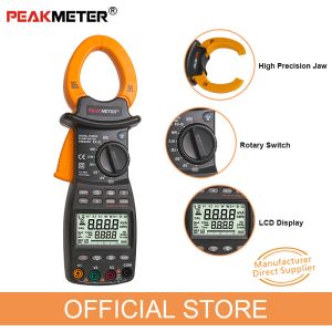Three Phase Digital Power Clamp Meter With T - RMS Measurement RS232 Certificati
