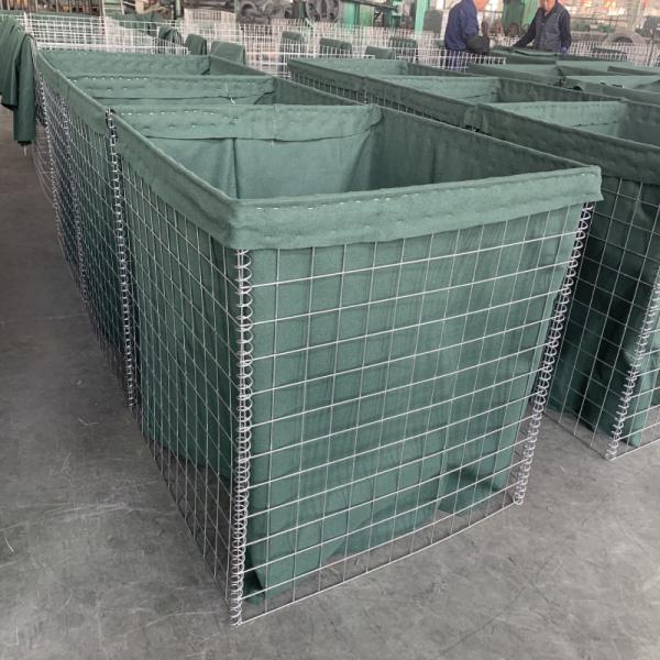 4mm Galvanized Military Sand Gabion Box Bastion Barrier