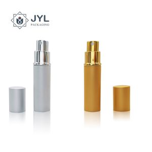 Reusable Aluminum Silver Perfume Atomiser , Leakproof Portable Perfume Holder