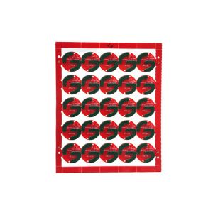 Peelable Mask 1OZ Copper Red Ink FR4 Printed Circuit Board