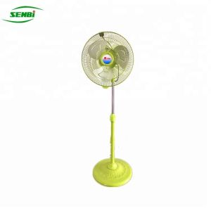 12 Inch Electric Stand Fan Various Color With Metal Blade 8~10 Years Operation