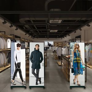 Ultra Bright Indoor Poster LED Display with Premium SMD LEDs and IP31 Protection