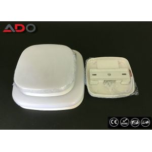 White Plastic Square IK10 4000K 20W LED Bulkhead Lamp