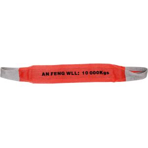 150mm 8:1 Polyester Webbing Sling Eye And Eye , Four Layers 10 Ton Lifting