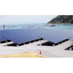 SGS Open Field Solar Mounting Structure With concrete foundation solar bracket