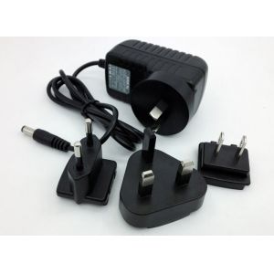 Interchangeable ac plug 12V 2A 1A 5V 2A 12v 5a power adapter with USA/Australia