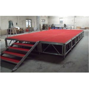 Portable Mobile Stage platform in this Display Aluminum Stage Outdoor used for
