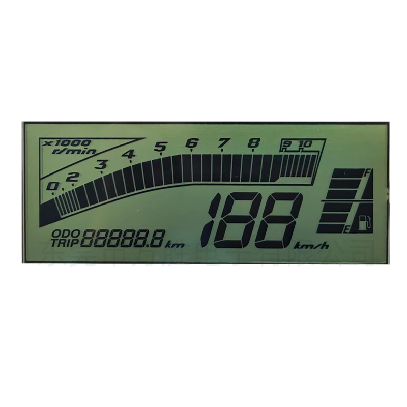 Custom 7 Segment LCD Display for Speedometer Segmented LCD Solutions