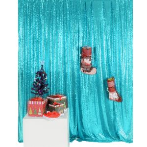 curtain fabric telas Factory Directly Sequin Fabric Sequin Curtain for Wedding