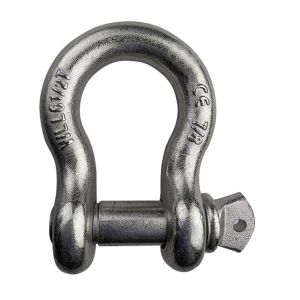 Rustproof Polished Forged Hardware , Practical Heavy Duty Shackle