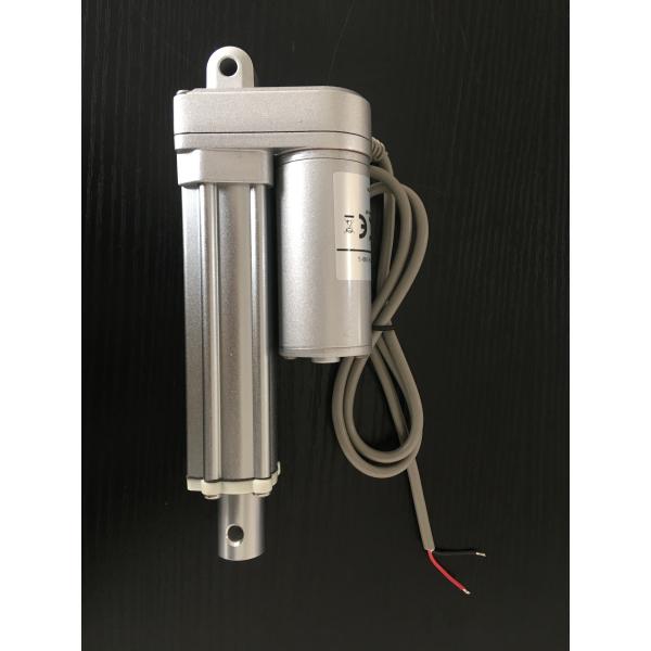 Small linear actuator for snow plough, 75mm stroke, 600N load, IP65, 12 volt