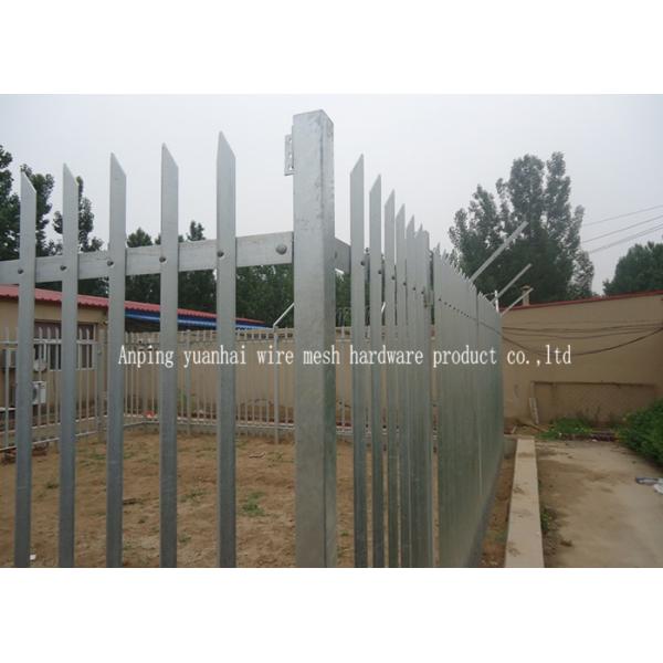 Commercial Picket Anti Climb Security Fencing High Security Hot Dip Galvanized