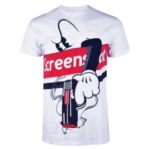 China Casual Style Screen Printed Mens T Shirts Anti - Wrinkle OEM / ODM Service on sale