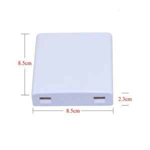 Fibre To The Home 2 Ports Fiber Optic CTO Box Socket Panel