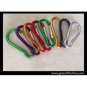 Wholesale Cheap metal carabiner in various shapes in various colors hot selling standard holder hook from china suppliers