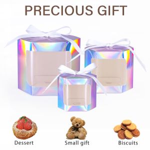 Kraft Colored Window Paper Boxes Cake Boxes Candy Boxes Baking Packaging Wedding