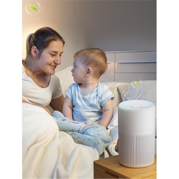 NO App-Controlled Aromatherapy Air Purifier Small Size for Formaldehyde and Odor