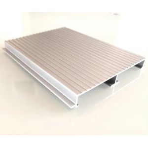 China High Grade Silver Anodized Extruded Aluminum Planks Decking on sale