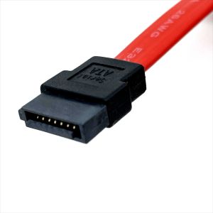 Flexible SATA Cable Assembly Custom Straight To 90 Degree Right Angle SATA Data