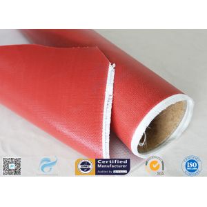 Wholesale 1.5m Wide 0.45mm Silicone Coated Fiberglass Fabric 80g Single Side Chemical Resist from china suppliers