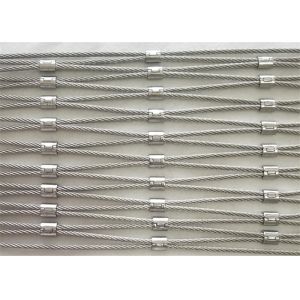 Balustrade Balcony Infill 1mm Hand Woven Wire Rope Mesh