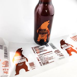 High Quality Waterproof Wine Labels Luxury Holographic Stickers for Red Wine