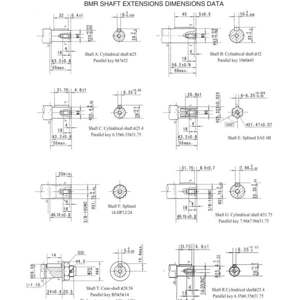 Char Lynn 103 / S Series Low Speed High Torque Hydraulic Motor 4 Flange Black Color