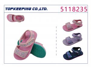 Wholesale Pink Little Girls Slippers Cut Soft EVA Sole Sandal from china suppliers