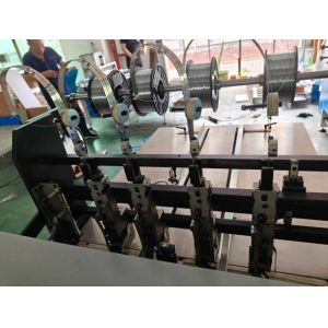 Automatic Notebook Book Paper Stapling Folding Binding Machine Brochure Wire