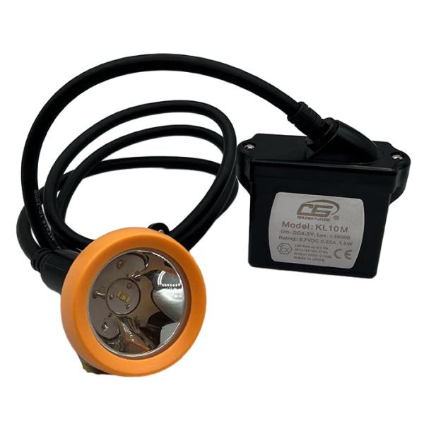 Factory Direct KL10M IP68 Helmet Lamp 25000Lux Led Mining Cap Lamp Miner