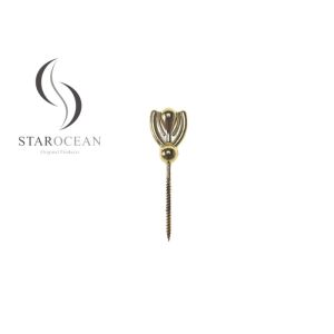 Wholesale Gold Smooth Finish Coffin Ornament Screw Funeral Hardware, Small Size PS05 from china suppliers