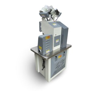 Automatic Pneumatic Hole Punching & Eyeleting Shoe Making Machine for Handbags