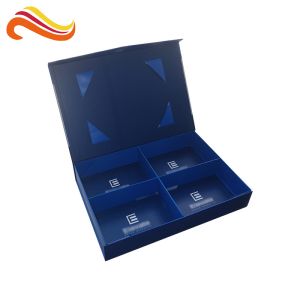 Customized folded Cardboard gift packagin Boxes With Hot Stamping Pattern