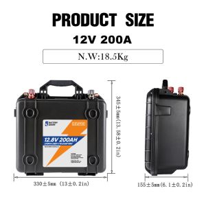 Deep Cycle Lifepo4 12V 200Ah Lead Acid Replacement Battery Pack For RV / Yacht