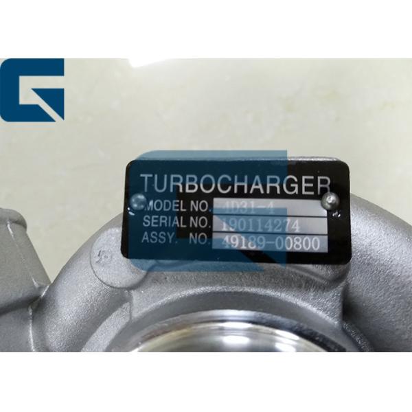 SK140-8 Engine Parts 4D31 Turbo 49189-00800 , 4D31-4 Turbocharger 4918900800
