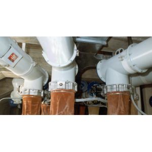 Low Temperature Environments DN300 Powder Butterfly Valves with Pneumatic