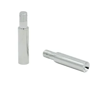 Custom CNC Turned Steel Components Silver Finish For Industrial